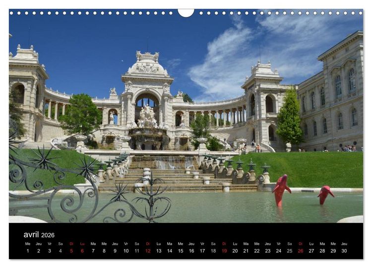 Produktbild: MARSEILLE (Calendrier mural 2026 DIN A3 vertical), CALVENDO calendrier mensuel
