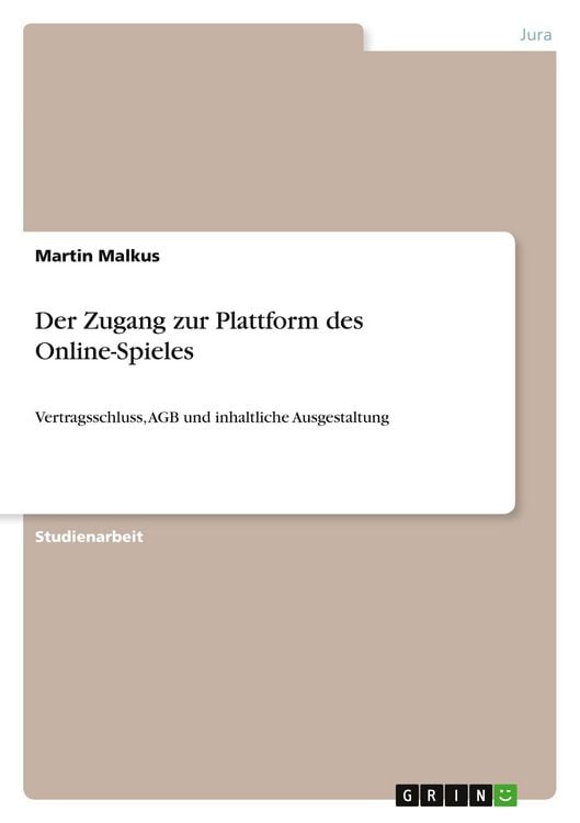 Produktbild: Der Zugang zur Plattform des Online-Spieles