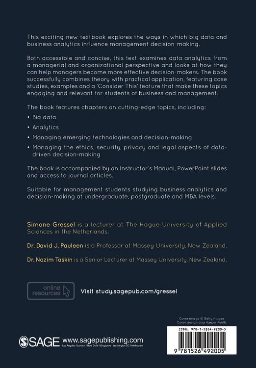 Produktbild: Management Decision-Making, Big Data and Analytics