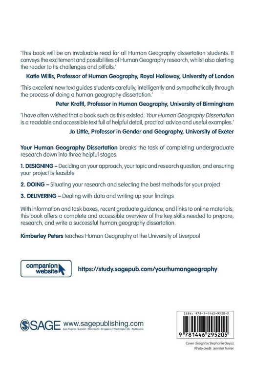 Produktbild: Your Human Geography Dissertation