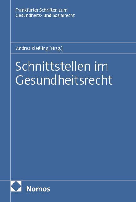 Produktbild: Schnittstellen im Gesundheitsrecht