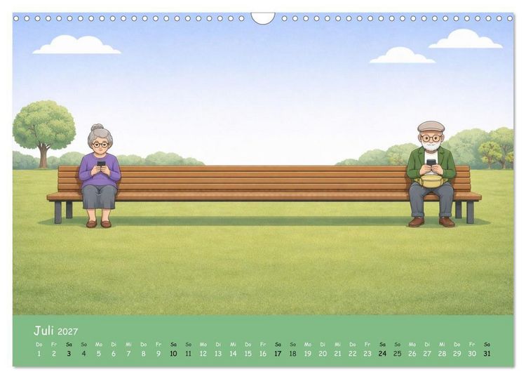 Produktbild: Ich bin noch nicht fertig - Opa Edition (Wandkalender 2027 DIN A3 quer), CALVENDO Monatskalender
