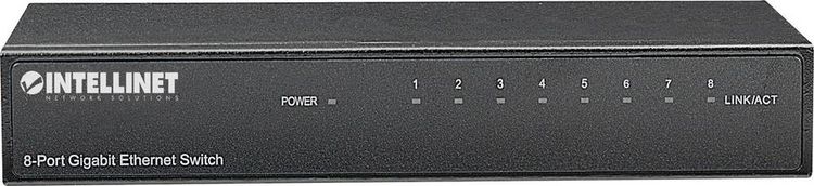 Produktbild: Intellinet 530347 530347 Netzwerk Switch 8 Port 1 GBit/s