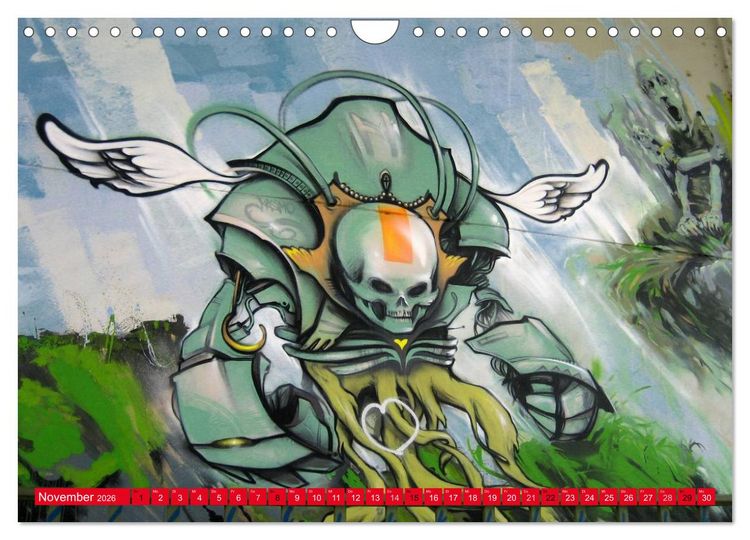 Produktbild: Graffiti ist Kult (Wandkalender 2026 DIN A4 quer), CALVENDO Monatskalender