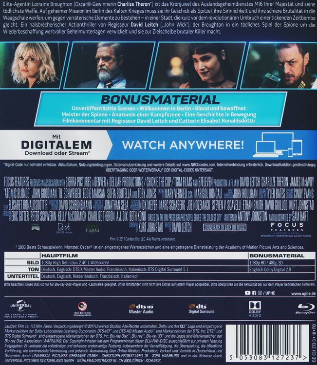 Produktbild: Atomic Blonde
