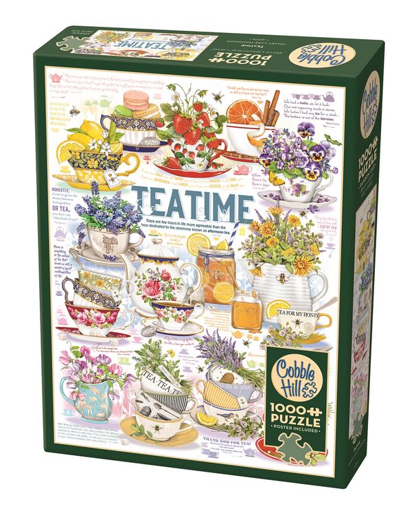 Produktbild: COBBLE HILL PUZZLES - Teezeit 1000 Teile
