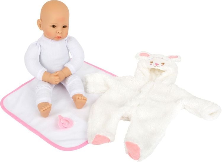 Produktbild: Small foot 11498 - Babypuppe Lämmchen, Puppe mit Zubehör, 43 cm