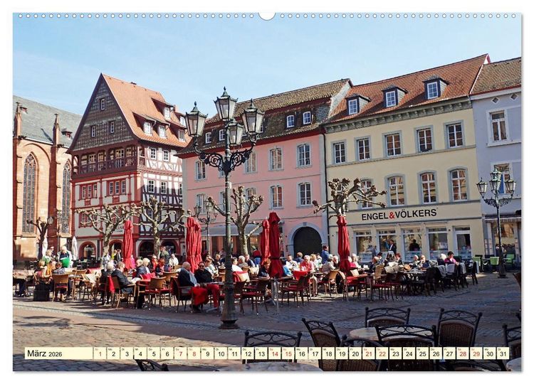 Produktbild: Gru&szlig; aus Neustadt an der Weinstra&szlig;e (Wandkalender 2026 DIN A2 quer), CALVENDO Monatskalender