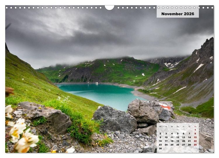 Produktbild: L&uuml;nersee - die blaue Perle der Alpen (Wandkalender 2026 DIN A3 quer), CALVENDO Monatskalender