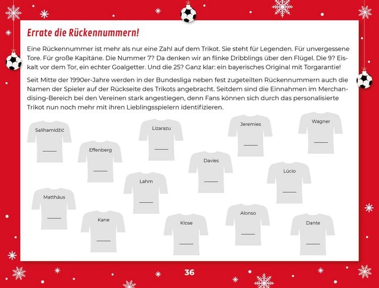Produktbild: Der inoffizielle Adventskalender f&uuml;r Fans des FC Bayern M&uuml;nchen