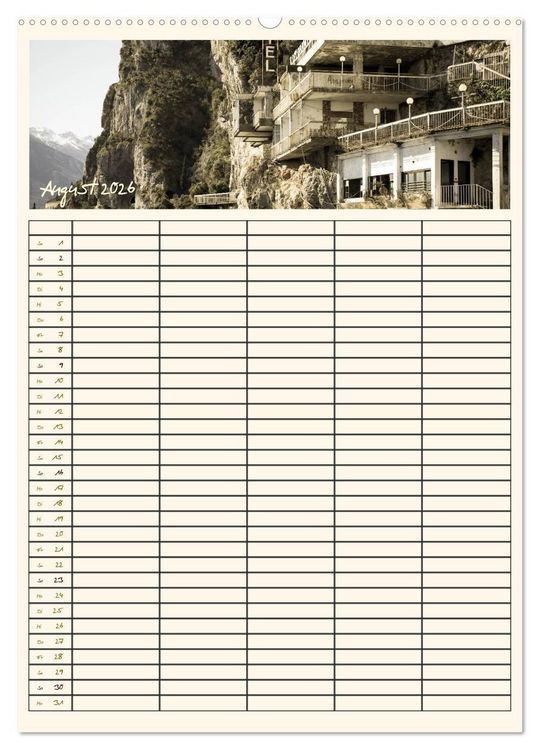 Produktbild: Der Gardasee im Norden - Familienplaner 2026 (Wandkalender 2026 DIN A2 hoch), CALVENDO Monatskalender