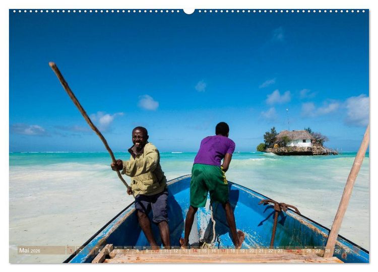 Produktbild: Sansibar - Impressionen von Rolf Dietz (Wandkalender 2026 DIN A2 quer), CALVENDO Monatskalender
