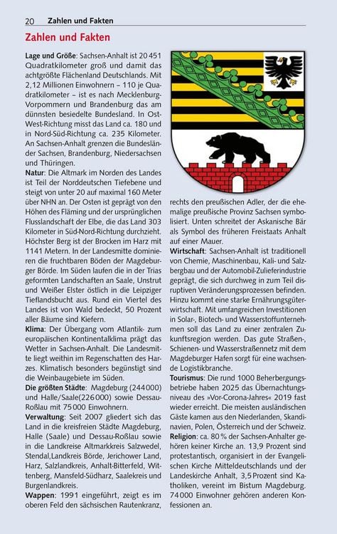 Produktbild: TRESCHER Reisef&uuml;hrer Sachsen-Anhalt