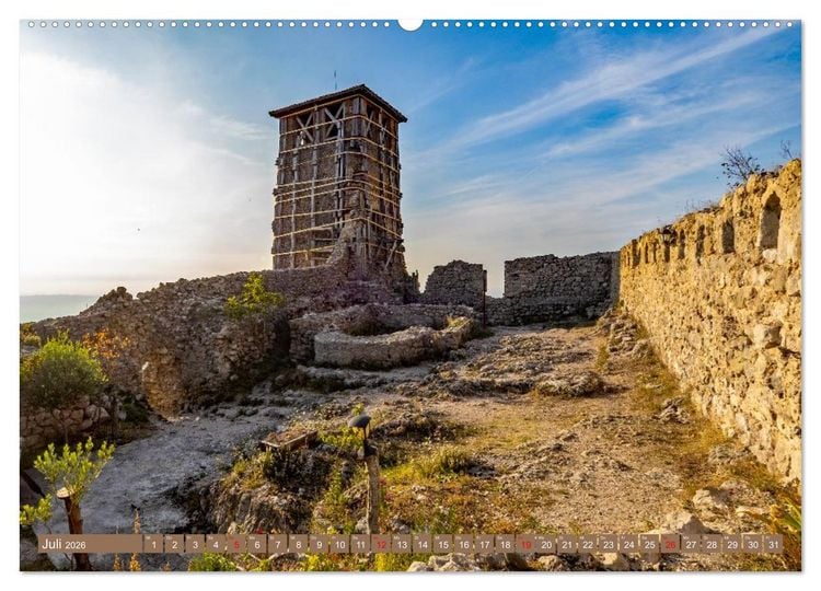 Produktbild: Durr&euml;s und Kruja &ndash; Sch&auml;tze Albaniens (Wandkalender 2026 DIN A2 quer), CALVENDO Monatskalender