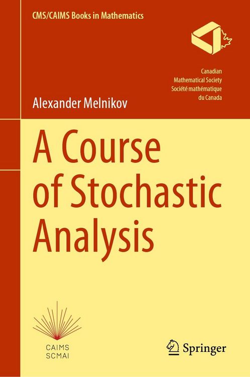 Produktbild: A Course of Stochastic Analysis