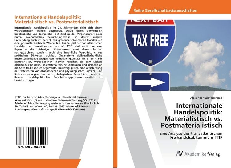 Produktbild: Internationale Handelspolitik: Materialistisch vs. Postmaterialistisch