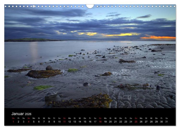 Produktbild: Holy Island - England (Wandkalender 2026 DIN A3 quer), CALVENDO Monatskalender
