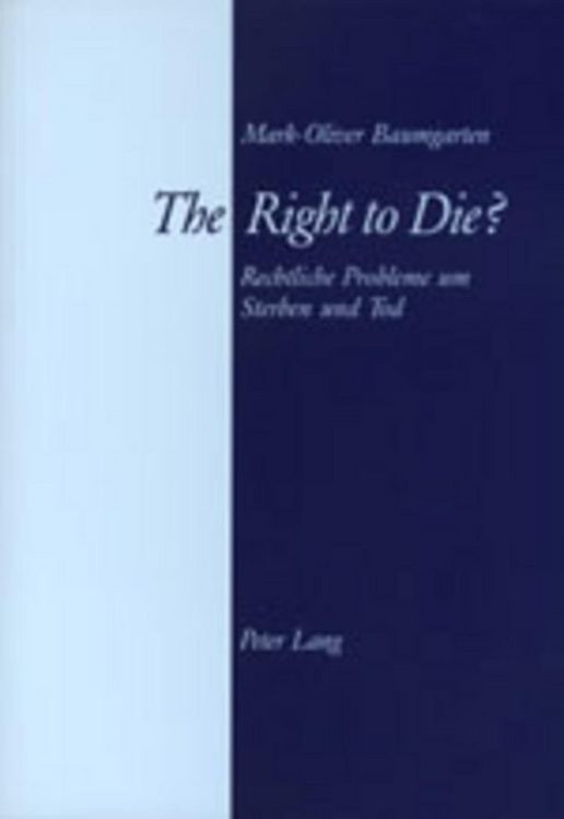 Produktbild: The Right to Die?