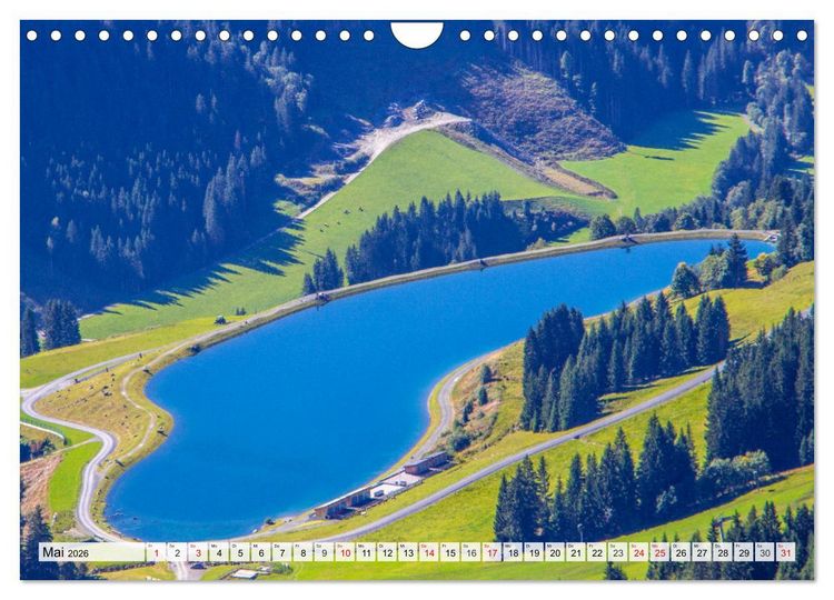 Produktbild: Gr&uuml;&szlig;e aus Hinterglemm (Wandkalender 2026 DIN A4 quer), CALVENDO Monatskalender