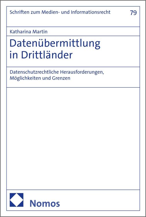 Produktbild: Daten&uuml;bermittlung in Drittl&auml;nder