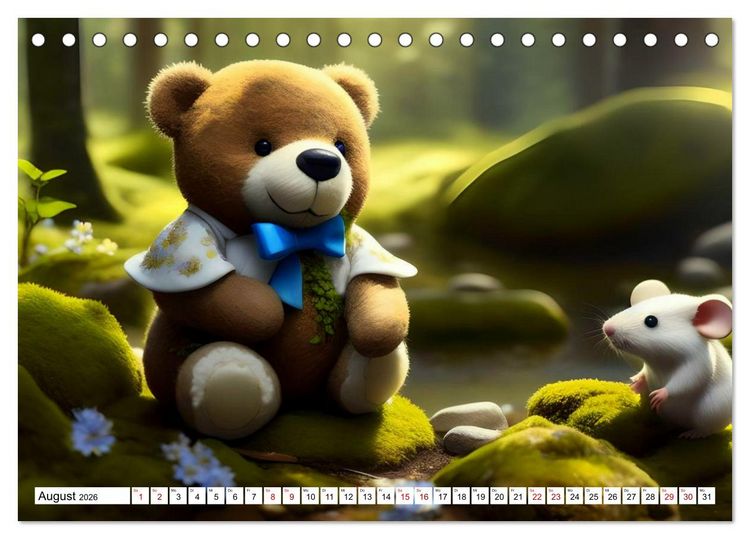 Produktbild: Sommerb&auml;rchen (Tischkalender 2026 DIN A5 quer), CALVENDO Monatskalender