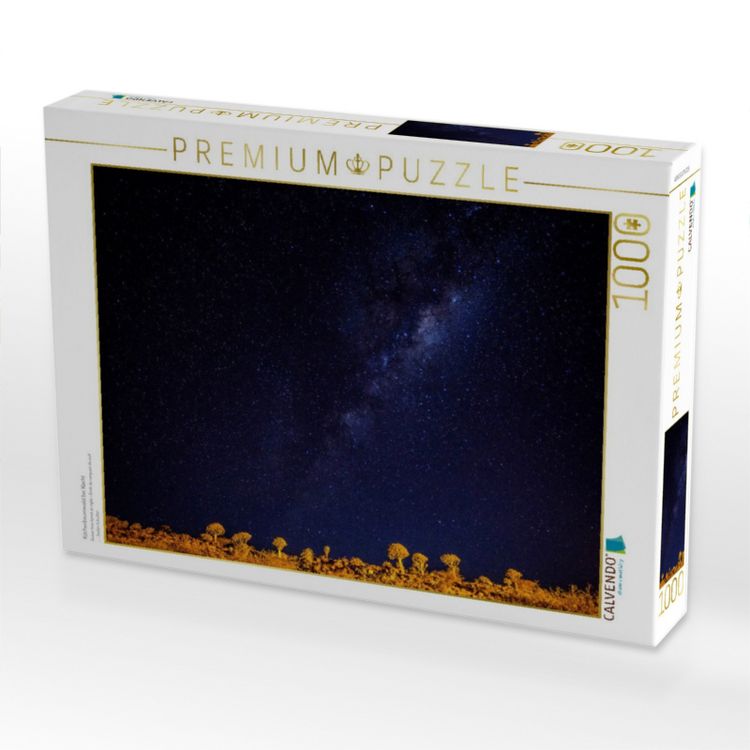 Produktbild: CALVENDO Puzzle K&ouml;cherbaumwald bei Nacht | 1000 Teile Lege-Gr&ouml;&szlig;e 64x48cm Foto-Puzzle f&uuml;r gl&uuml;ckliche Stunden