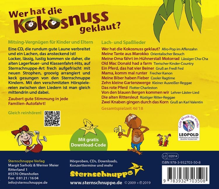 Produktbild: Wer hat die Kokosnuss geklaut?