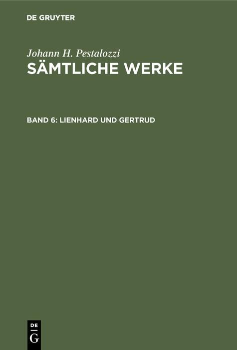 Produktbild: Lienhard und Gertrud