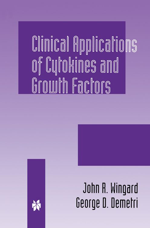 Produktbild: Clinical Applications of Cytokines and Growth Factors