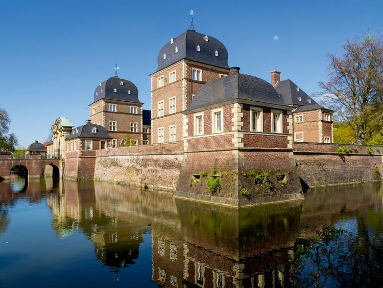 Produktbild: CALVENDO Puzzle Schloss Ahaus (MB) | 1000 Teile Lege-Gr&ouml;&szlig;e 64x48cm Foto-Puzzle f&uuml;r gl&uuml;ckliche Stunden