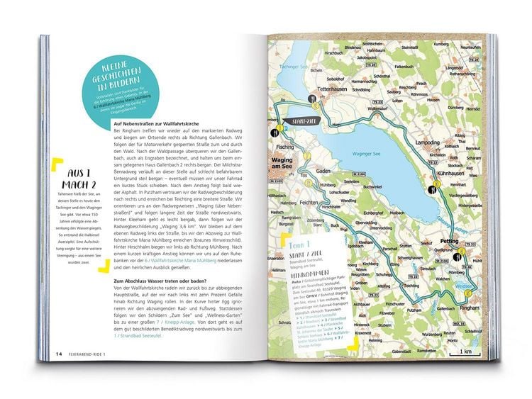 Produktbild: KOMPASS Radvergn&uuml;gen rund um Salzburg & Salzkammergut