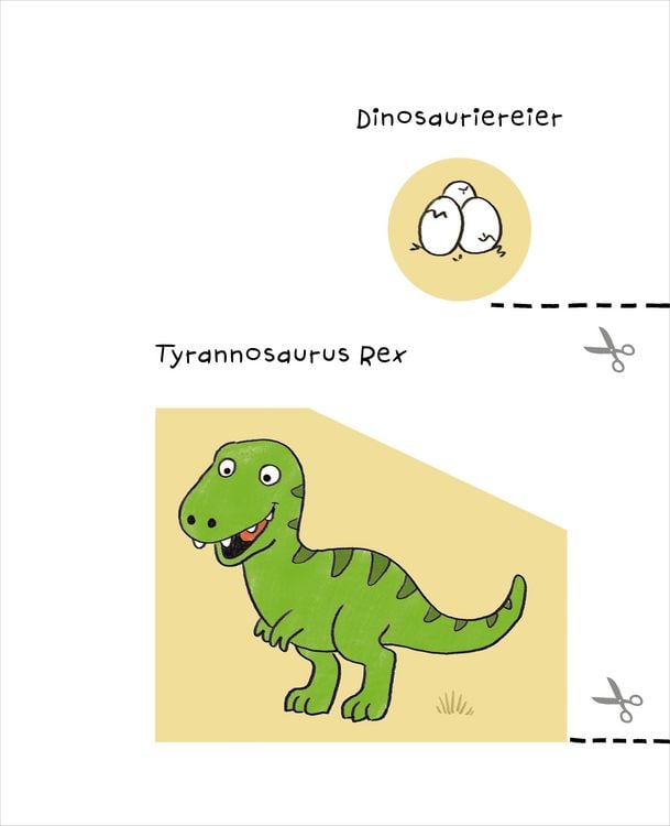 Produktbild: Mein kunterbuntes Ausschneidebuch - Dinosaurier. Schneiden, kleben, malen f&uuml;r Kinder ab 3 Jahren. Mit Scherenf&uuml;hrerschein