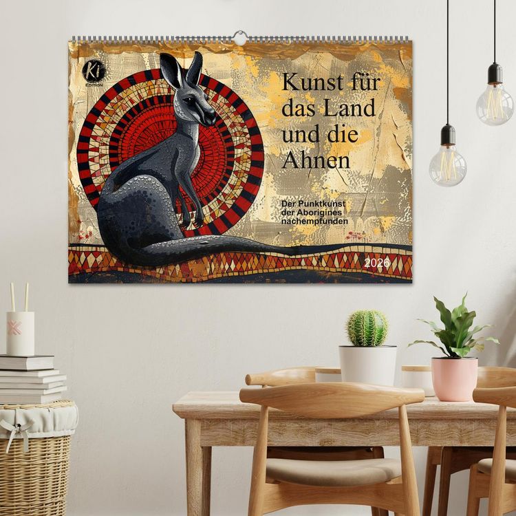 Produktbild: Kunst f&uuml;r das Land und die Ahnen (Wandkalender 2026 DIN A2 quer), CALVENDO Monatskalender