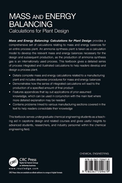 Produktbild: Mass and Energy Balancing