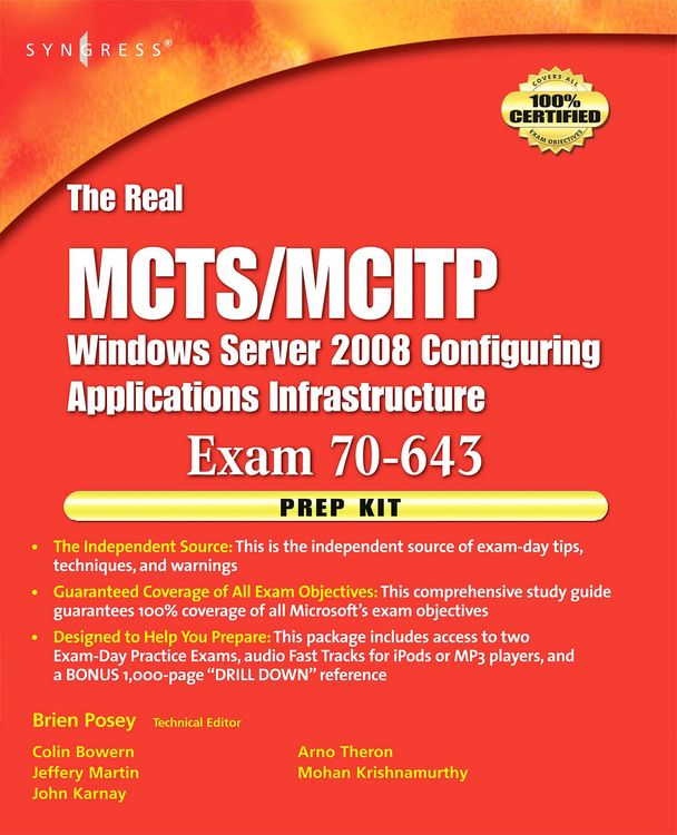 Produktbild: The Real MCTS/MCITP Exam 70-643 Prep Kit