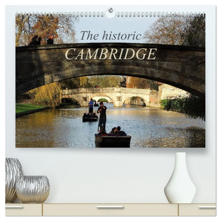 Produktbild: The historic Cambridge (High Quality Premium Wall Calendar 2026 DIN A2 landscape),CALVENDO 12 Month Wall Calendar