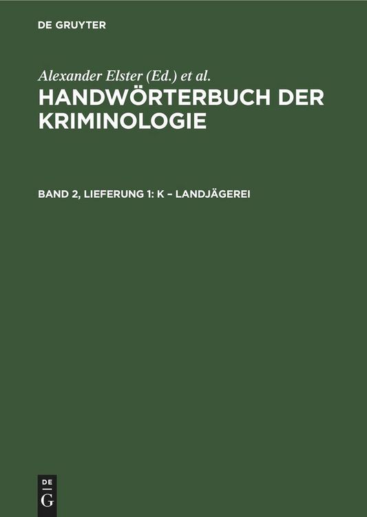Produktbild: K - Landj&auml;gerei