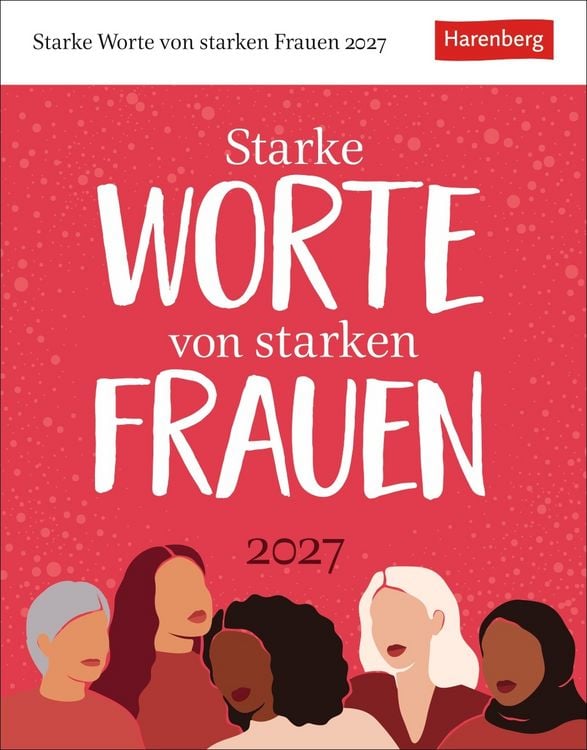 Produktbild: Starke Worte von starken Frauen Tagesabrei&szlig;kalender 2027