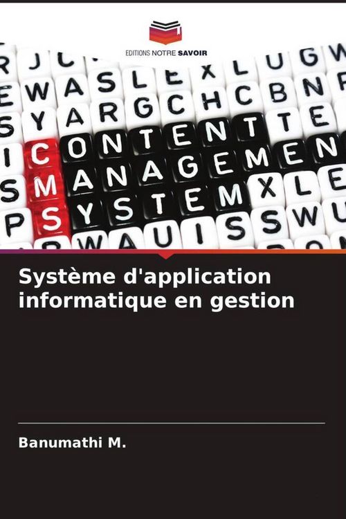Produktbild: Syst&egrave;me d'application informatique en gestion