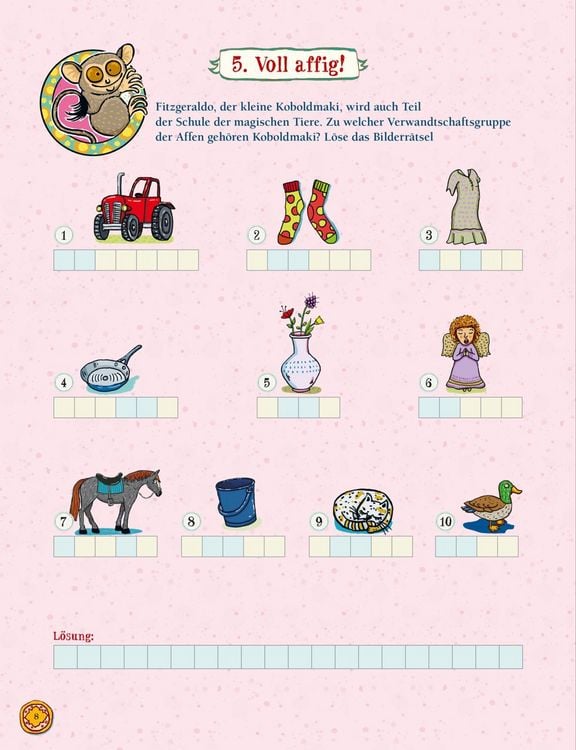 Produktbild: Die Schule der magischen Tiere: Endlich Pause! Das gro&szlig;e R&auml;tselbuch Band 3