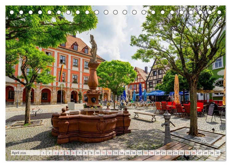 Produktbild: Neustadt an der Aisch Impressionen (Tischkalender 2026 DIN A5 quer), CALVENDO Monatskalender