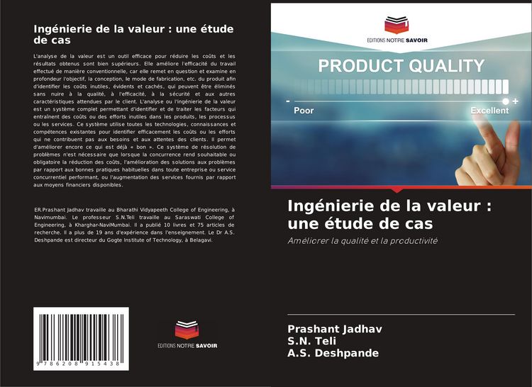 Produktbild: Ing&eacute;nierie de la valeur : une &eacute;tude de cas