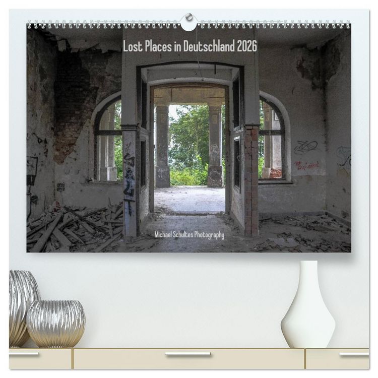 Produktbild: Lost Places in Deutschland 2026 (hochwertiger Premium Wandkalender 2026 DIN A2 quer), Kunstdruck in Hochglanz