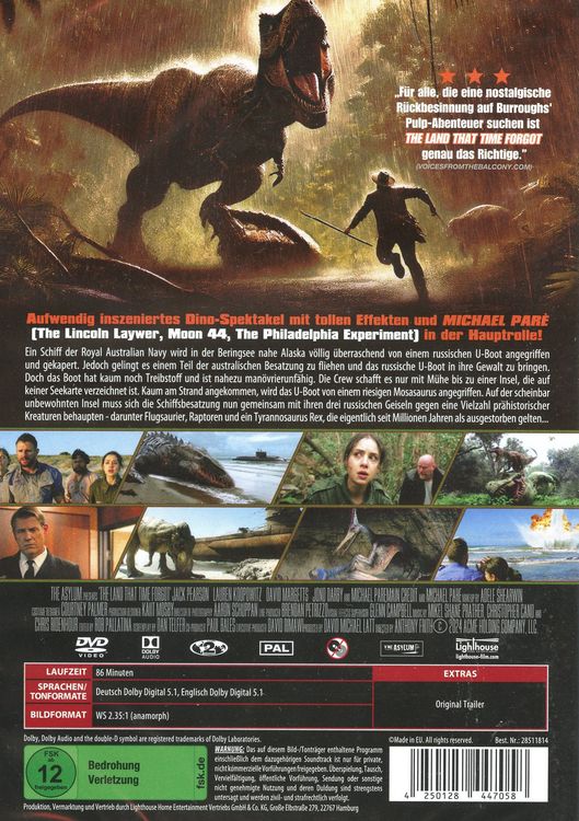 Produktbild: The land that time forgot - Gefangen in der Urzeit