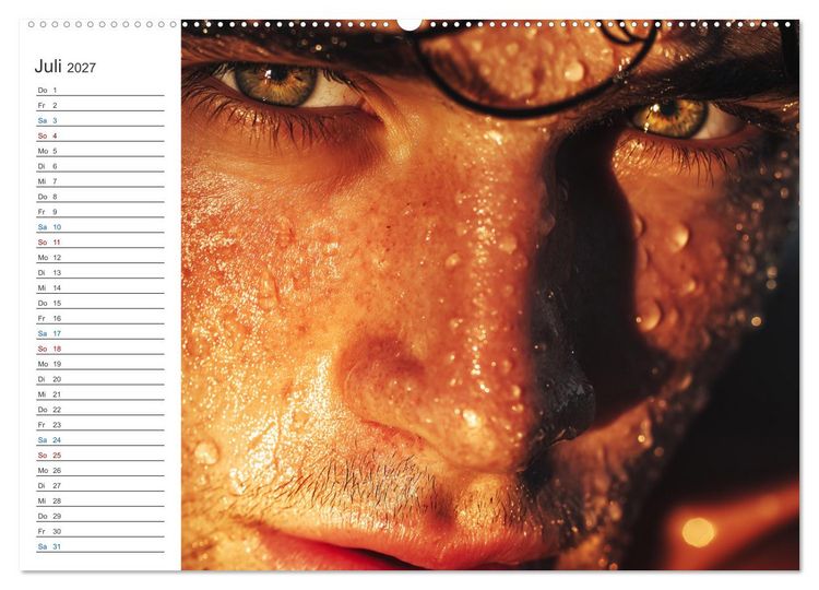Produktbild: Sinnliche M&auml;nner (hochwertiger Premium Wandkalender 2027 DIN A2 quer), Kunstdruck in Hochglanz