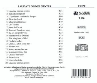 Produktbild: Taiz': Laudate Omnes Gentes