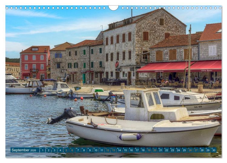 Produktbild: Insel Hvar - Der sonnigste Platz der Adria (Wandkalender 2026 DIN A3 quer), CALVENDO Monatskalender
