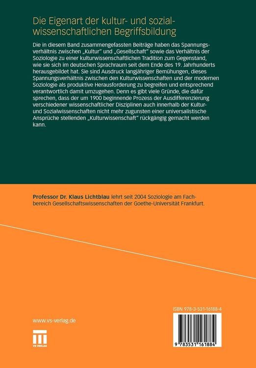 Produktbild: Die Eigenart der kultur- und sozialwissenschaftlichen Begriffsbildung