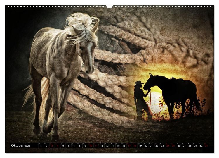 Produktbild: Magie Wilder Westen (Wandkalender 2026 DIN A2 quer), CALVENDO Monatskalender