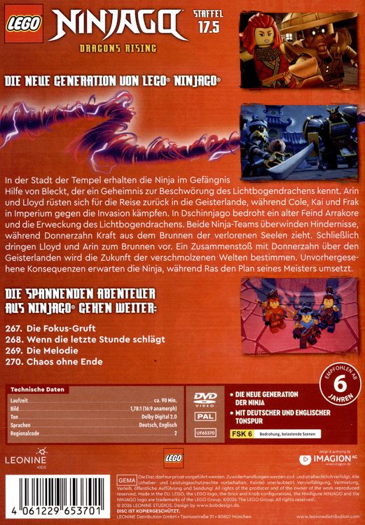 Produktbild: LEGO Ninjago - Staffel 17.5